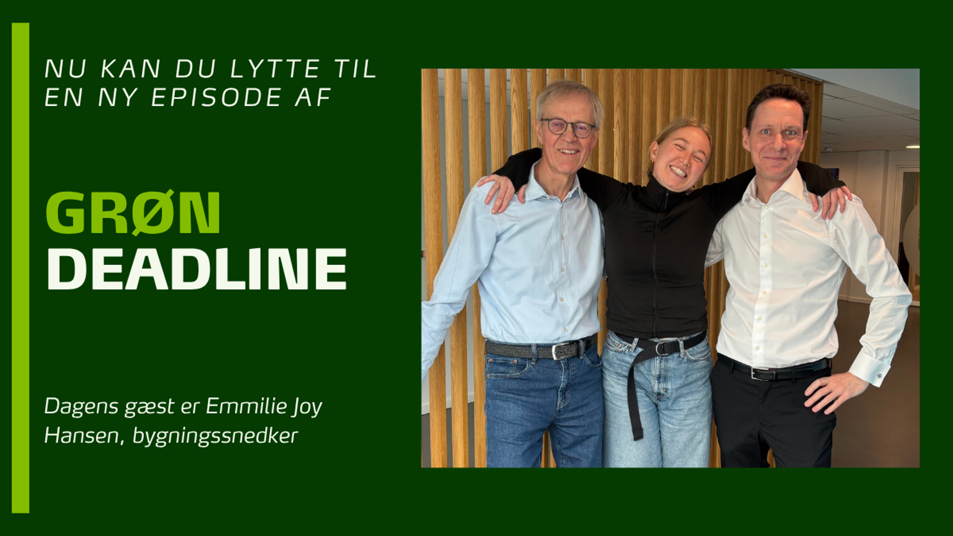 Emmilie Joy Hansen GRØN DEADLINE Nyhed
