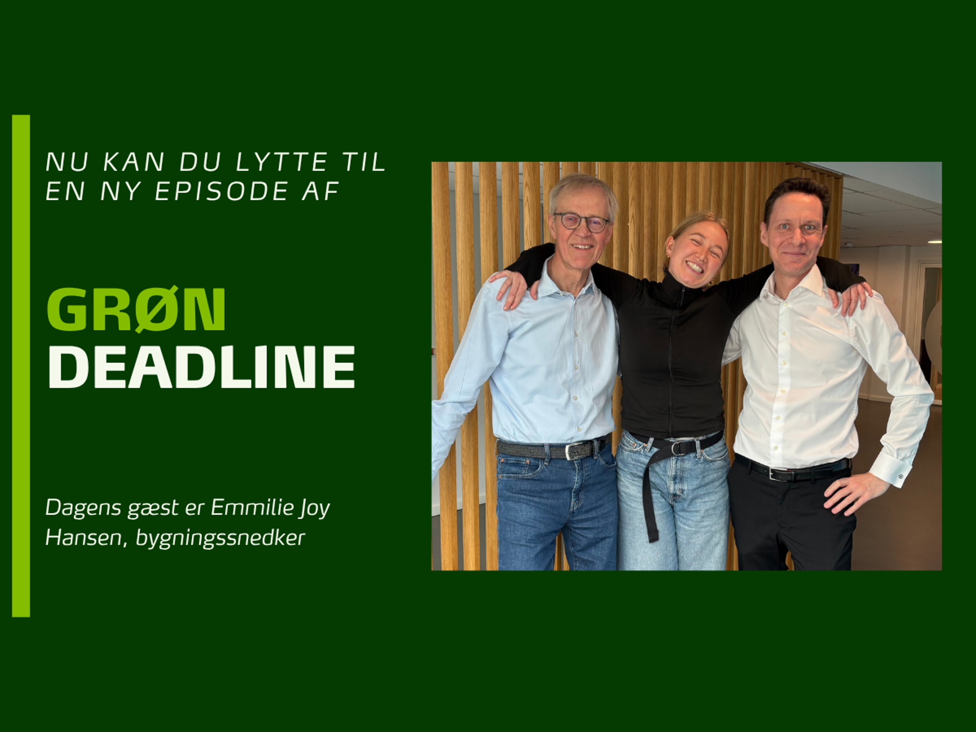 Emmilie Joy Hansen GRØN DEADLINE Nyhed