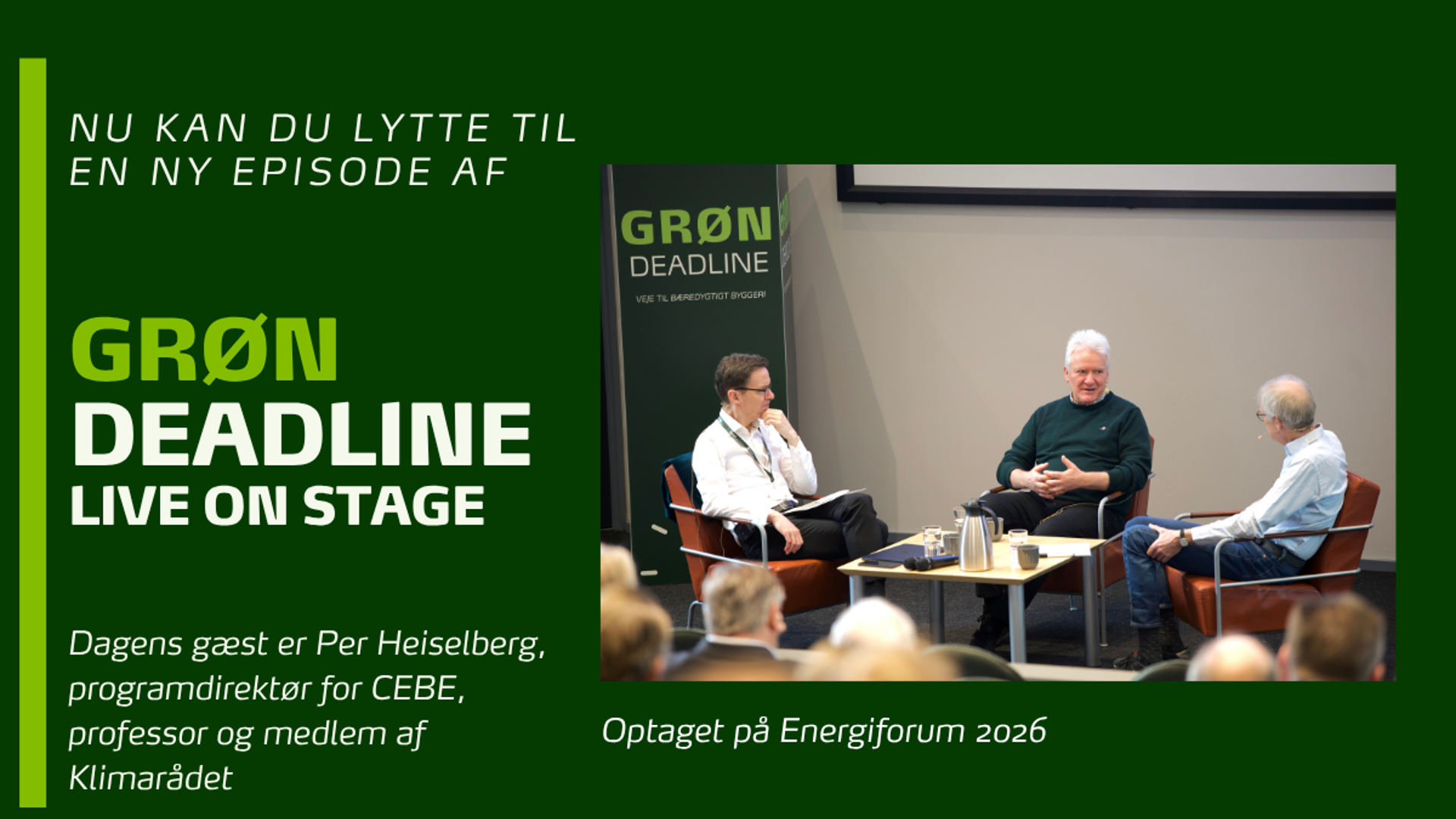 Per Heiselberg GRØN DEADLINE Nyhed