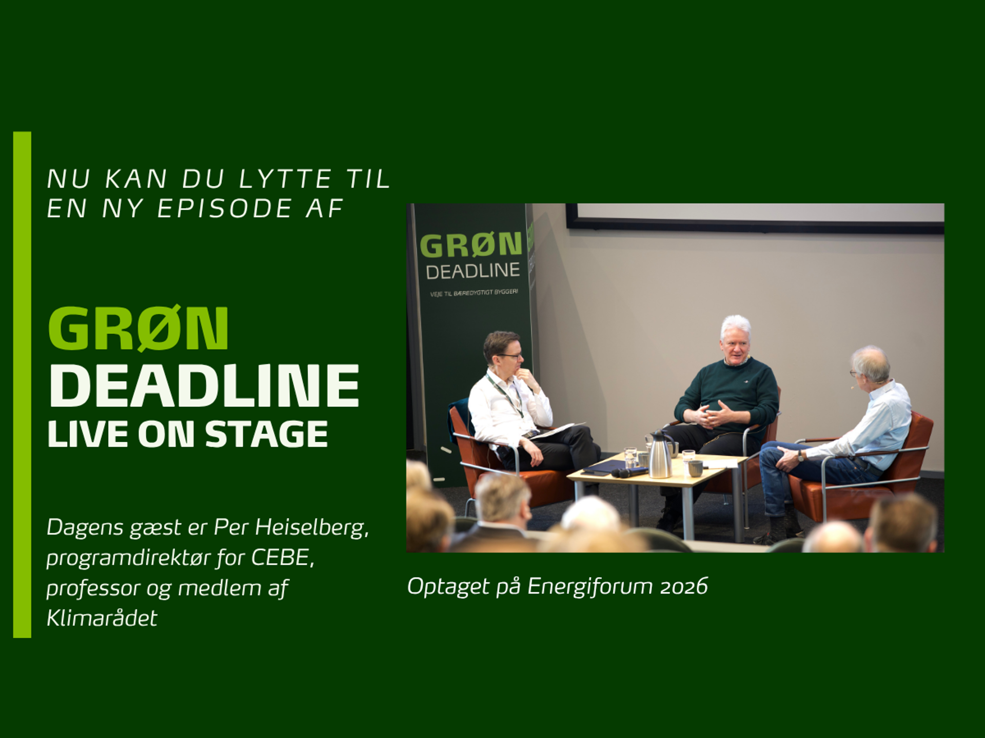 Per Heiselberg GRØN DEADLINE Nyhed